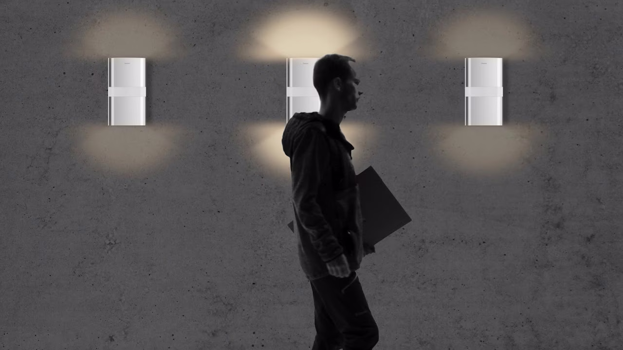 LED light for wall mounting, 14 watts, aluminum