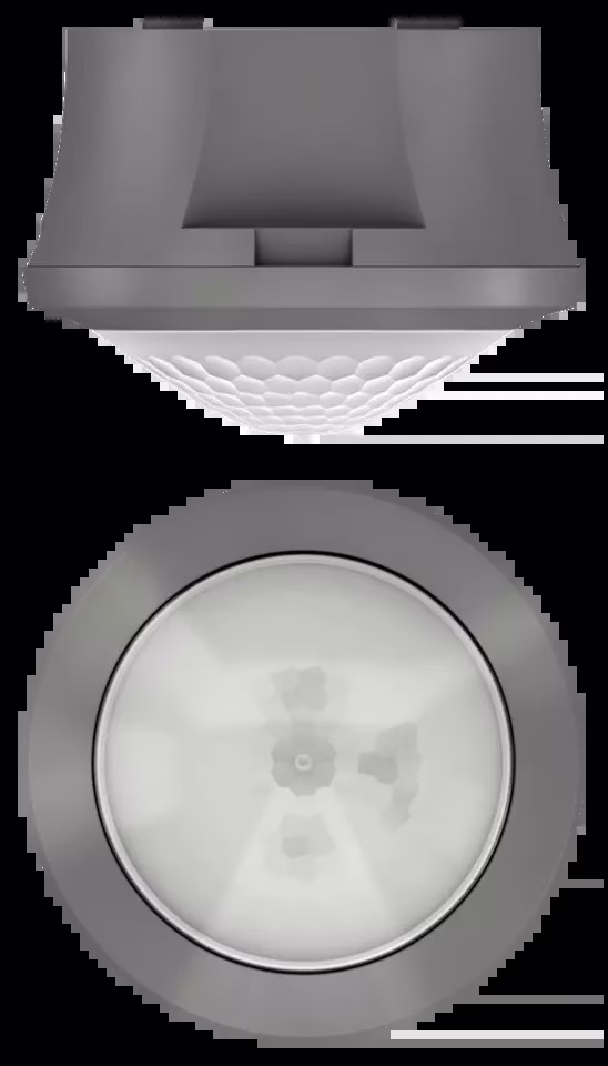 KNX presence detector for surface-mounted ceiling installation