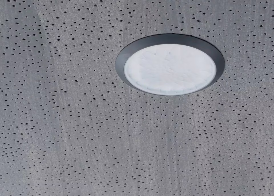 KNX presence detector for ceiling installation, white