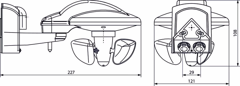 LUXORliving combination weather sensor for use with LUXORliving M130 weather station