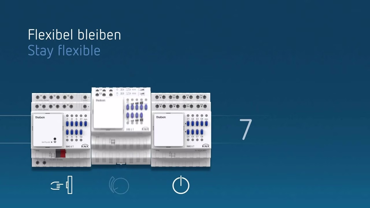 KNX switching actuator 4-way, C-load, extension device, C-load