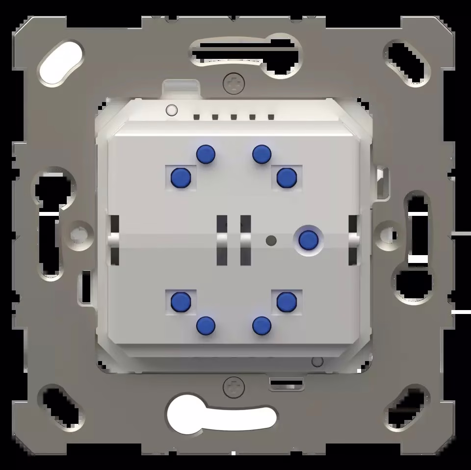 KNX 2-/4-way radio push button with temperature sensor