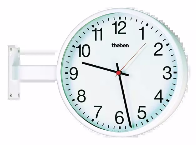 KNX slave clock, double-sided wall clock