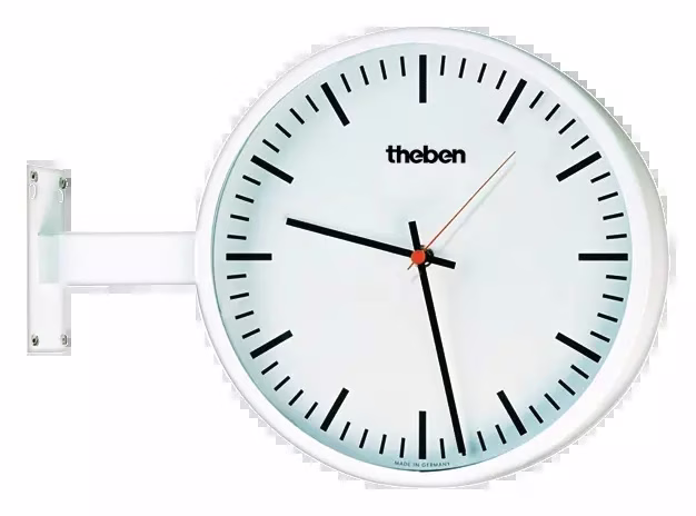 KNX slave clock, double-sided wall clock