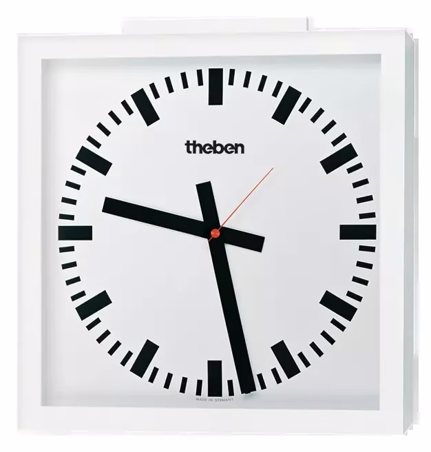 KNX slave clock, single-sided wall clock