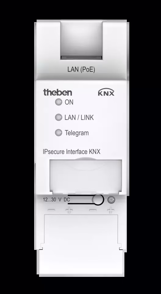 IP and KNX interface, support for KNX IP Secure