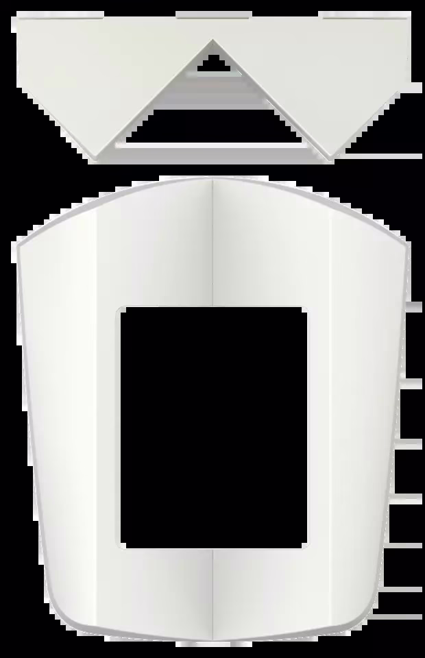 Corner mounting bracket theLuxa, white