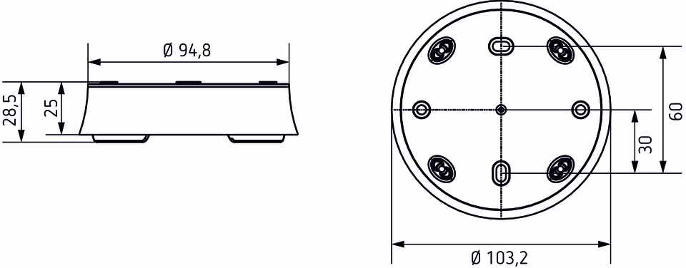 Surface-mounted frame presence detector