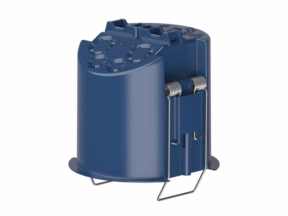 Ceiling flush-mount box for hollow ceilings