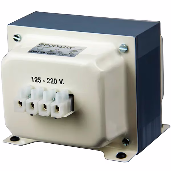 Reversible single-phase autotransformer IP-20 100 VA E/220 V S/125 V
