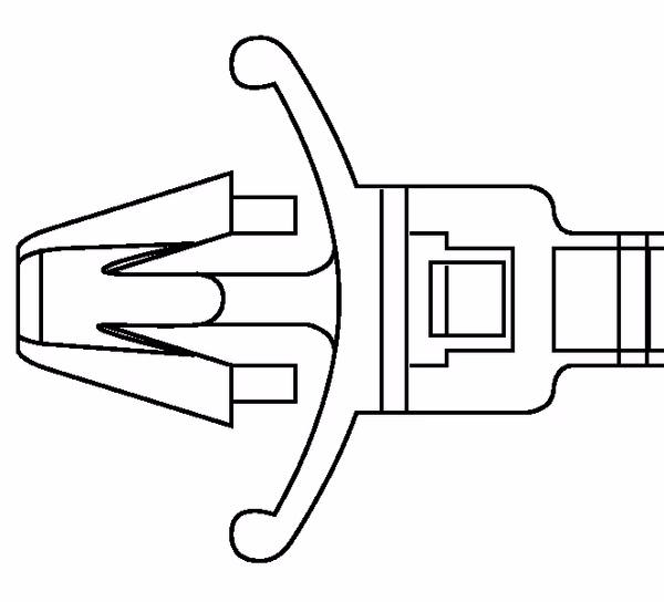 Tie/F T50SL6 165x4,6 BK 500gab.