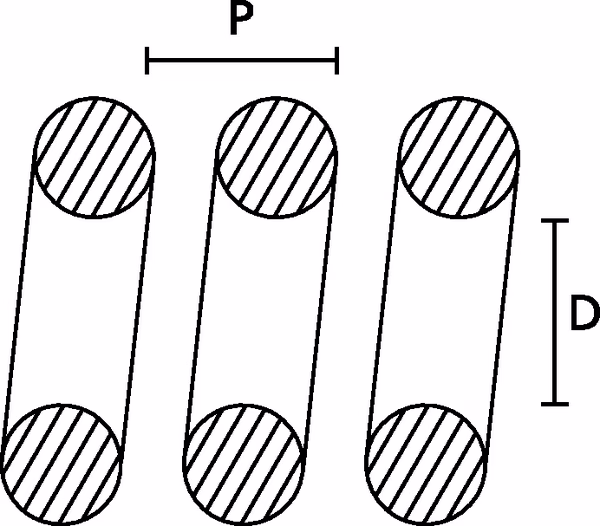 Spiral tube SPS-25 25-30 BK 1m