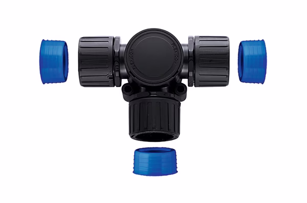 T-Piece HGL21-T BK 3p