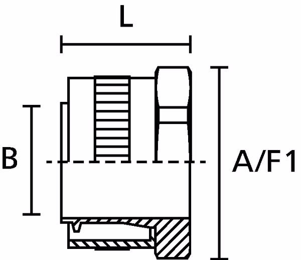 Plainhole connector SC63-PC 1p