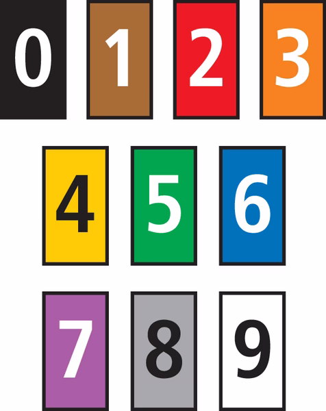 ID WIC0-0-9 colour code 200p