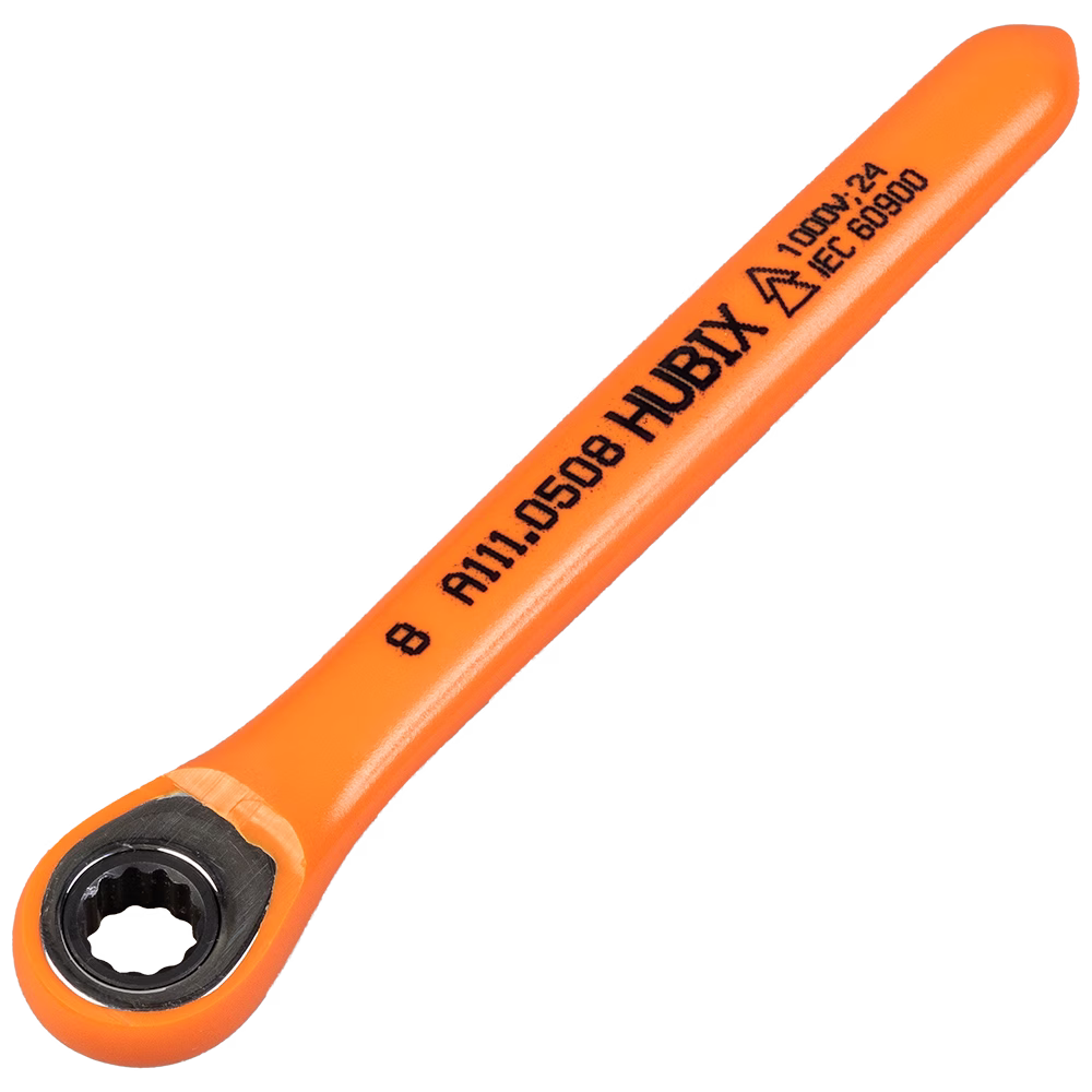 Insulated Ring Ratchet Wrench No 8