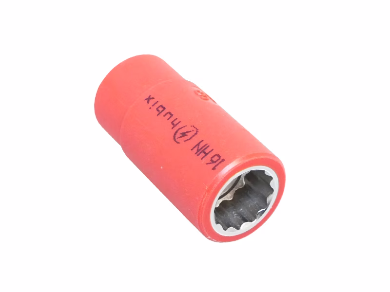 HN Insulated 1/2" inch Short Socket Wrench, size 16