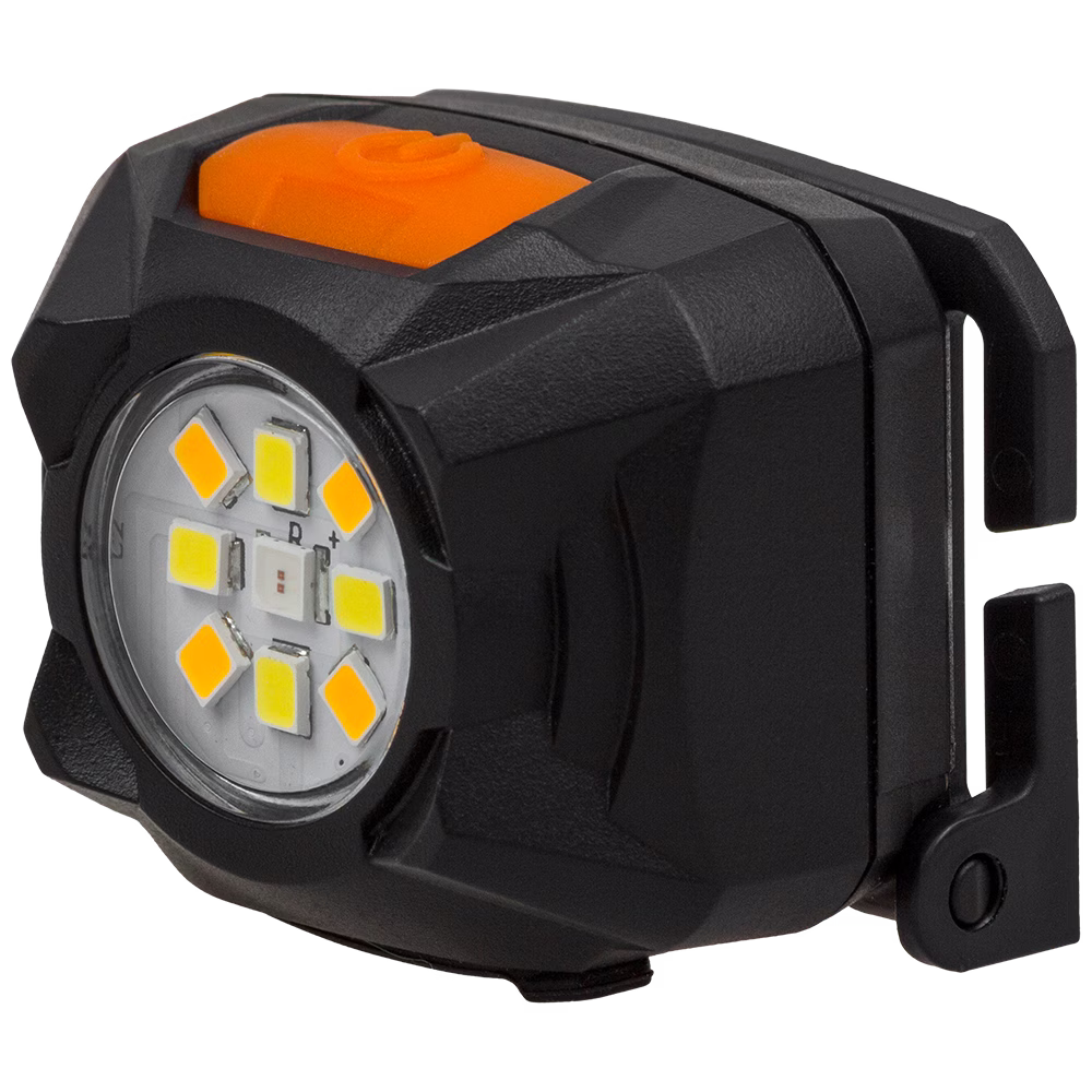 Head Flashlight with Helmet Mount