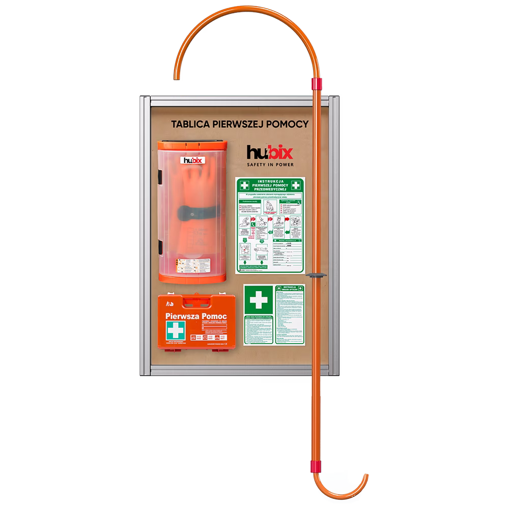 First aid board  with equipmnet, hanging