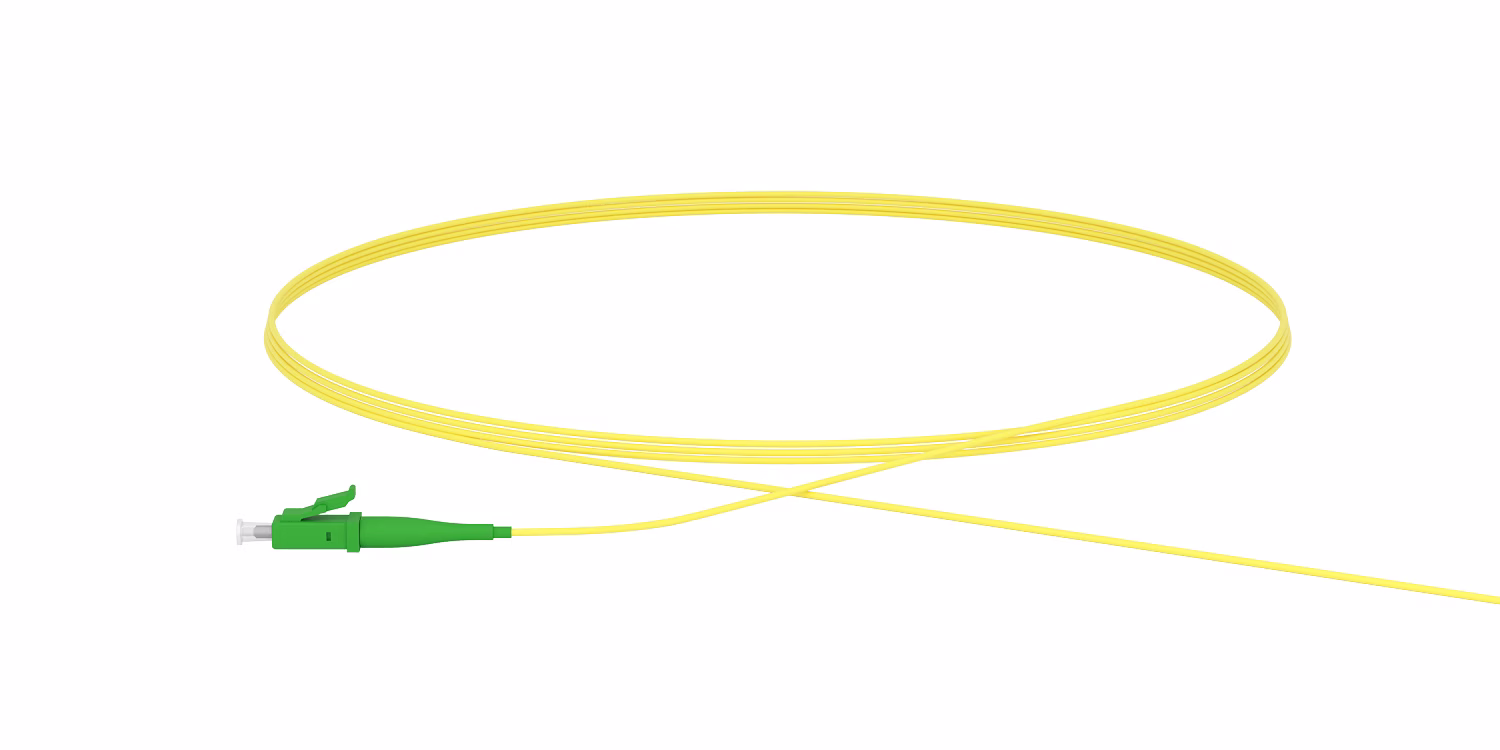LC/APC G657A2 PIGTAIL 0.9 LSZH SEMITIGHT 2 MT MTS YELLOW