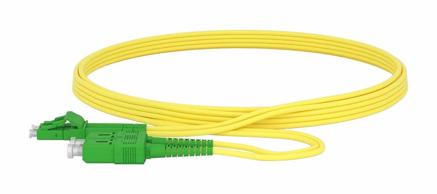 LC/APC SC/APC PATCHCORD G652D 2MM DUPLEX 1 MT LSZH YELLOW