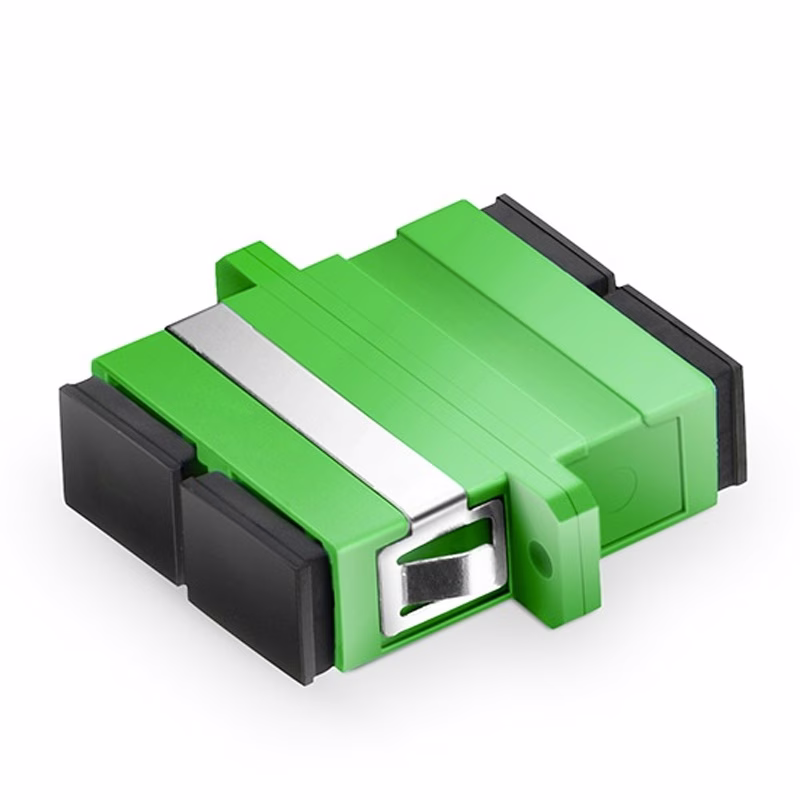 SC/APC ADAPTER DUPLEX GREEN