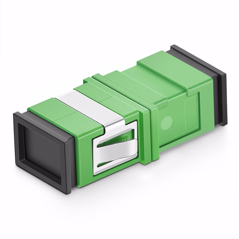 SC/APC ADAPTER SIMPLEX GREEN