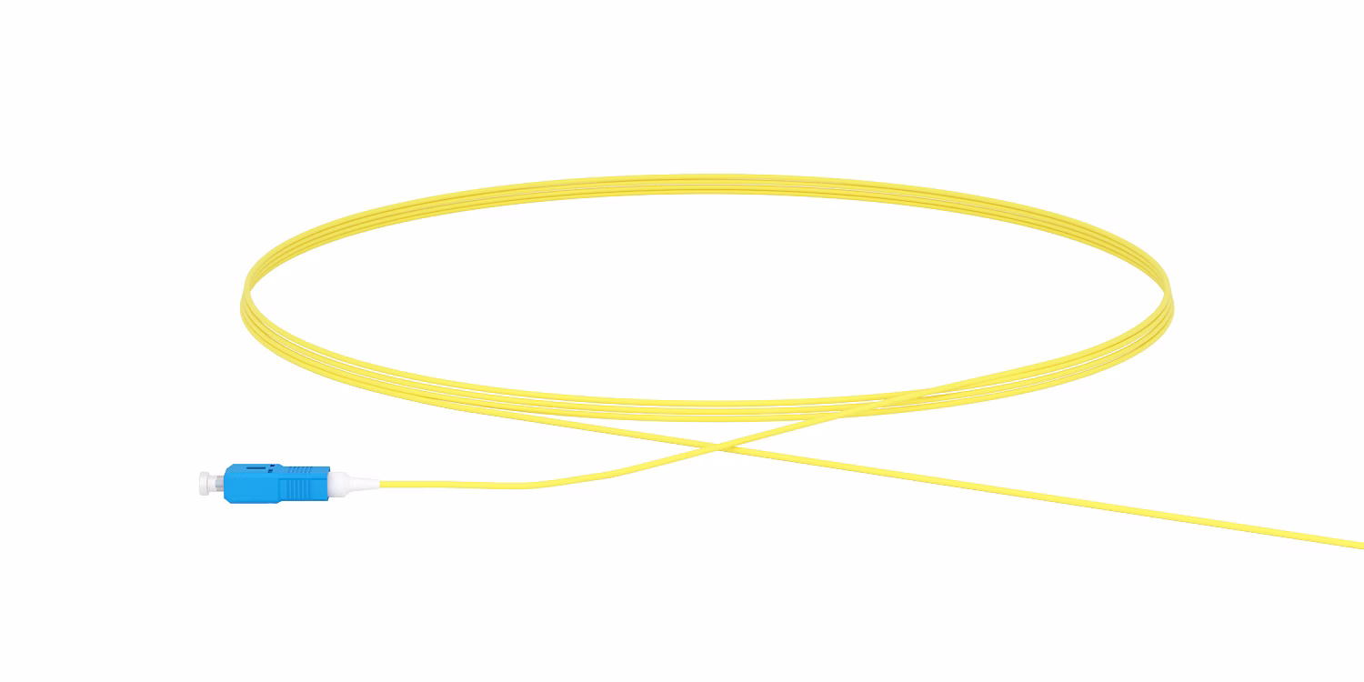 SC/UPC G657A1 PIGTAIL 0.9 LSZH SEMITIGHT 2 MT MTS YELLOW